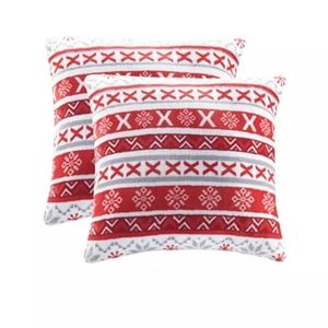 CHARTER CLUB Holiday 2-Pack Decorative Pillow, 18' x 18"